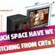 Image for article titled If You've Ever Wondered How Much Room The U.S. Saved By Moving To LCD TVs, Boy Are You In Luck